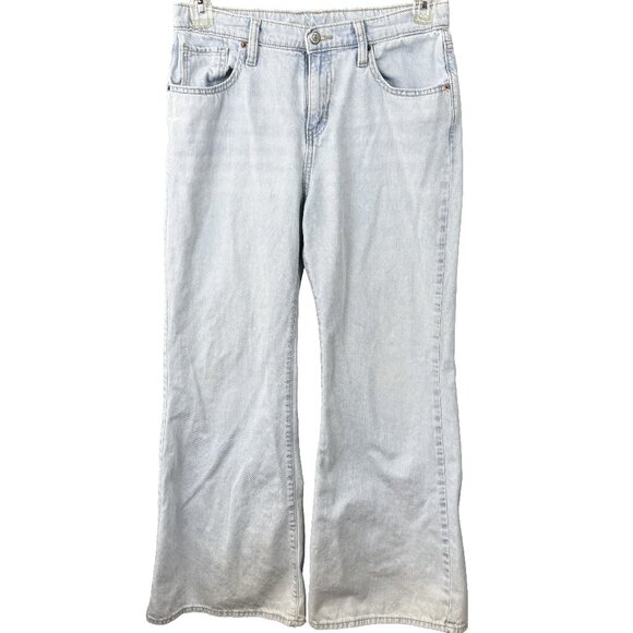 OLD NAVY Baggy Flare Light Wash Jeans Women’s SZ 18 - Picture 1 of 12
